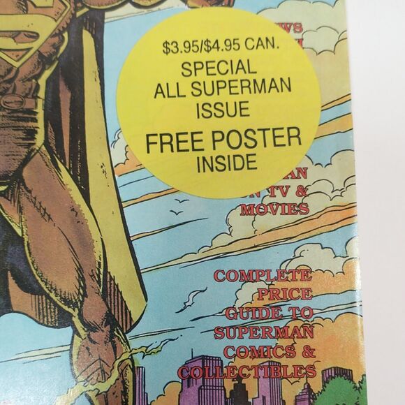 Comics Value Monthly Superman Memorial Issue with Poster 1992 Special #2 - Picture 2 of 5